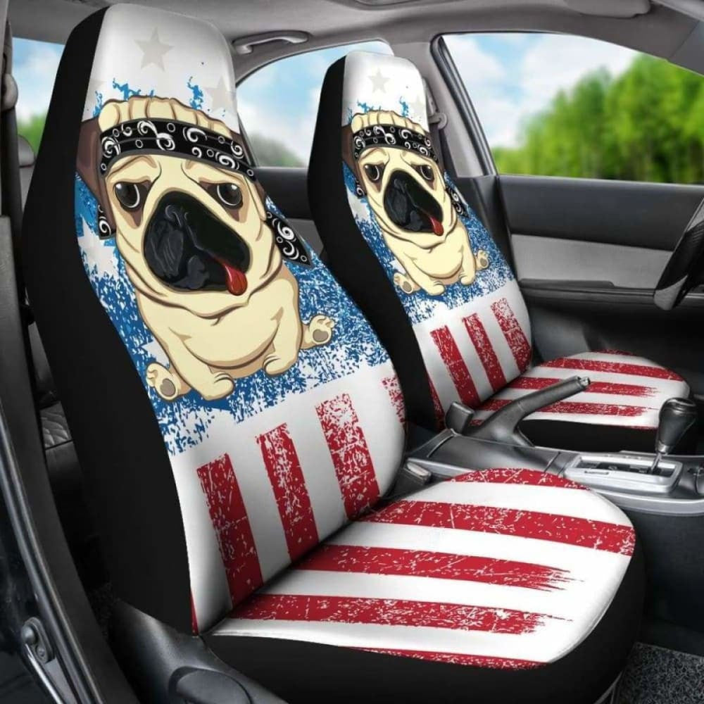American Pug Car Seat Covers