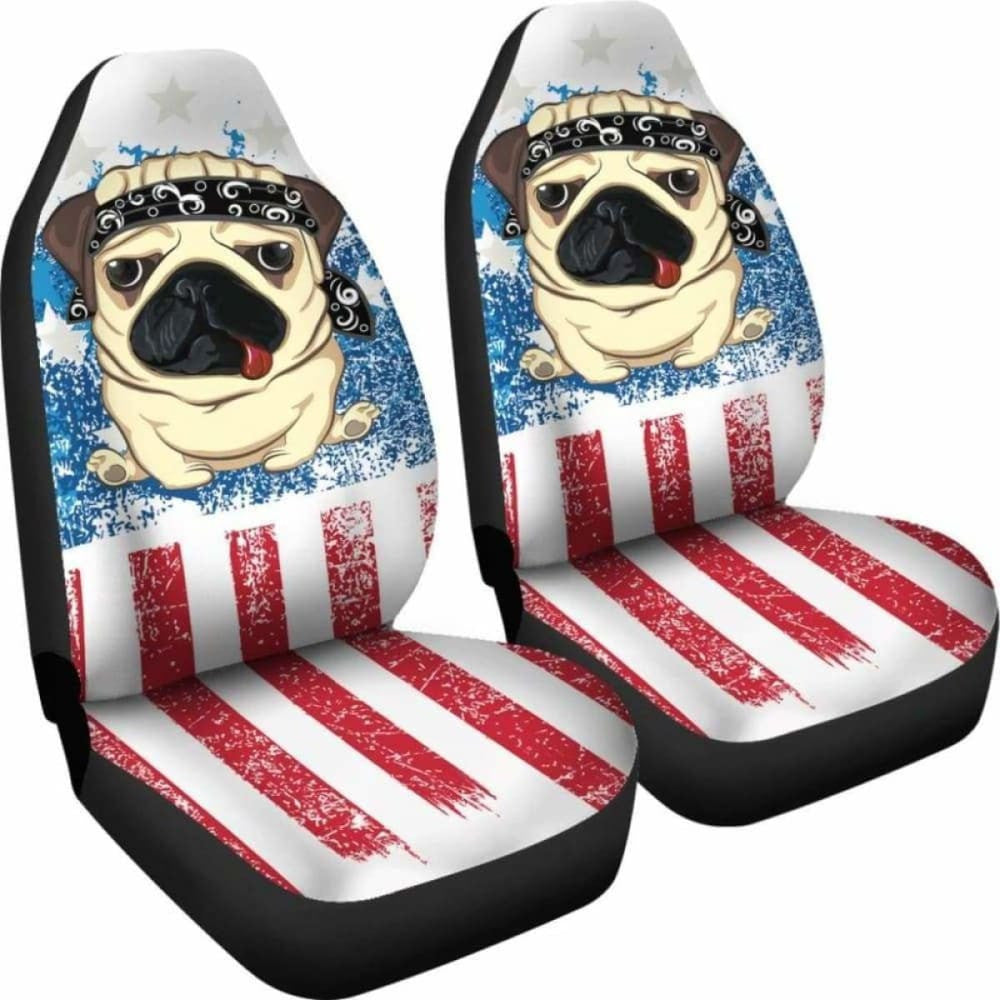 American Pug Car Seat Covers