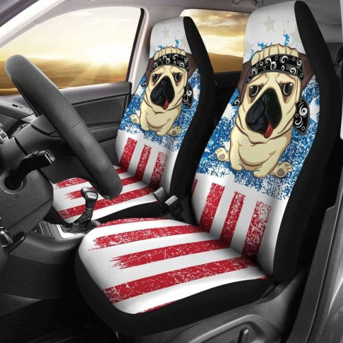 American Pug Car Seat Covers