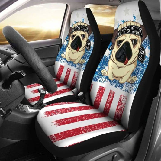 American Pug Car Seat Covers