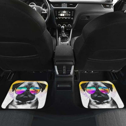 Summer Pug Car Floor Mats