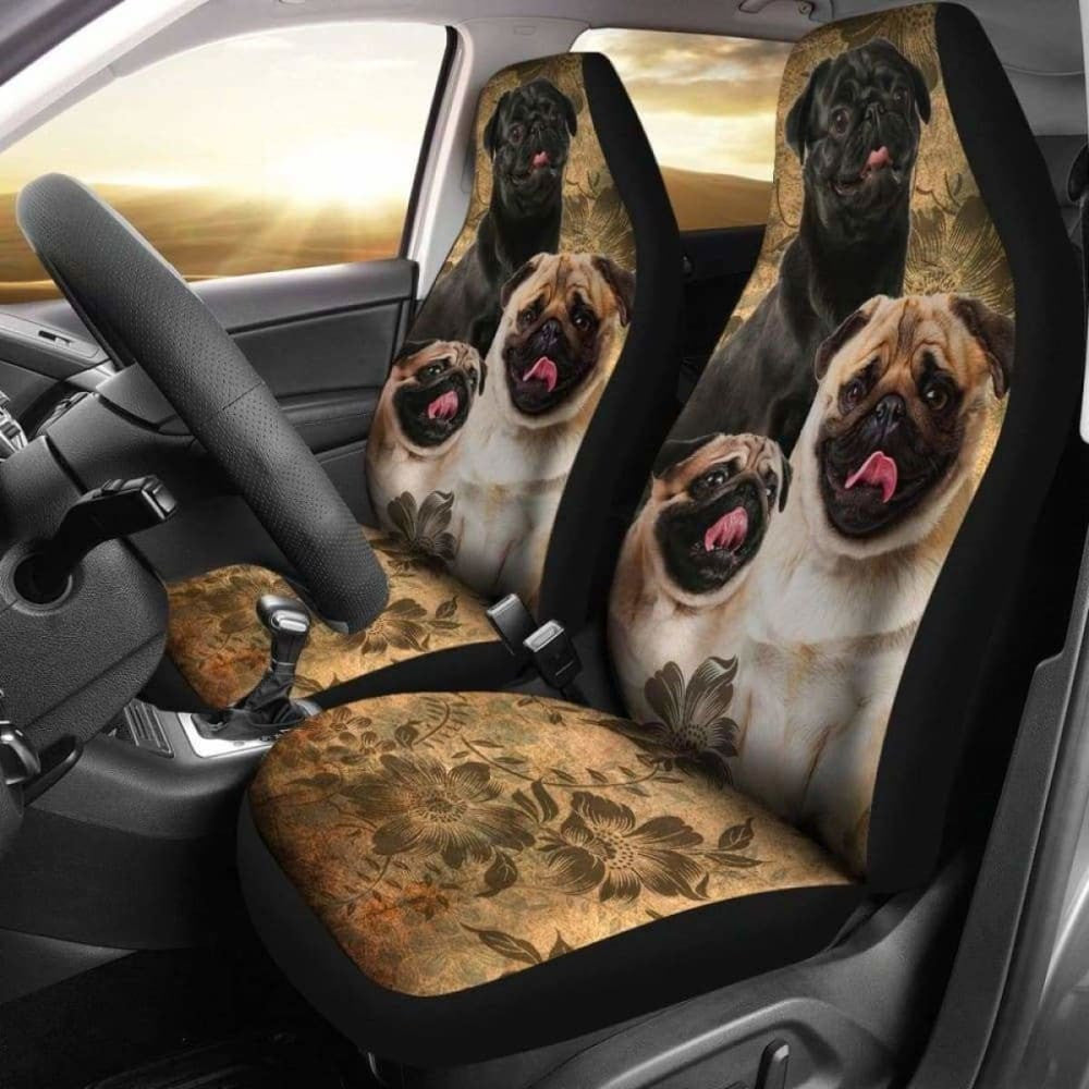 Pug Car Seat Covers
