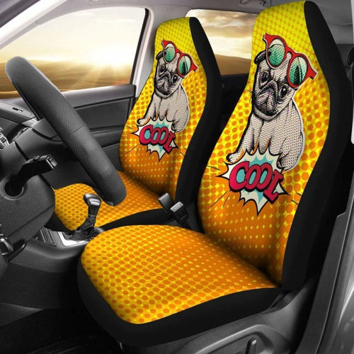 Cool Pug Car Seat Covers