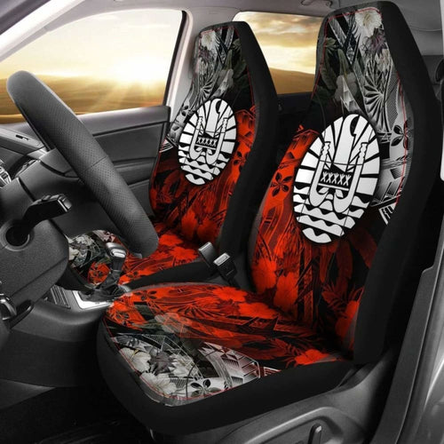 Tahiti Polynesian Car Seat Covers - Vintage Polynesian Turtle