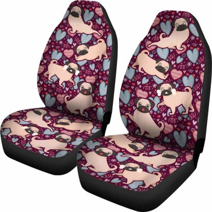 Pug  Car Seat Covers