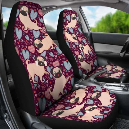 Pug  Car Seat Covers