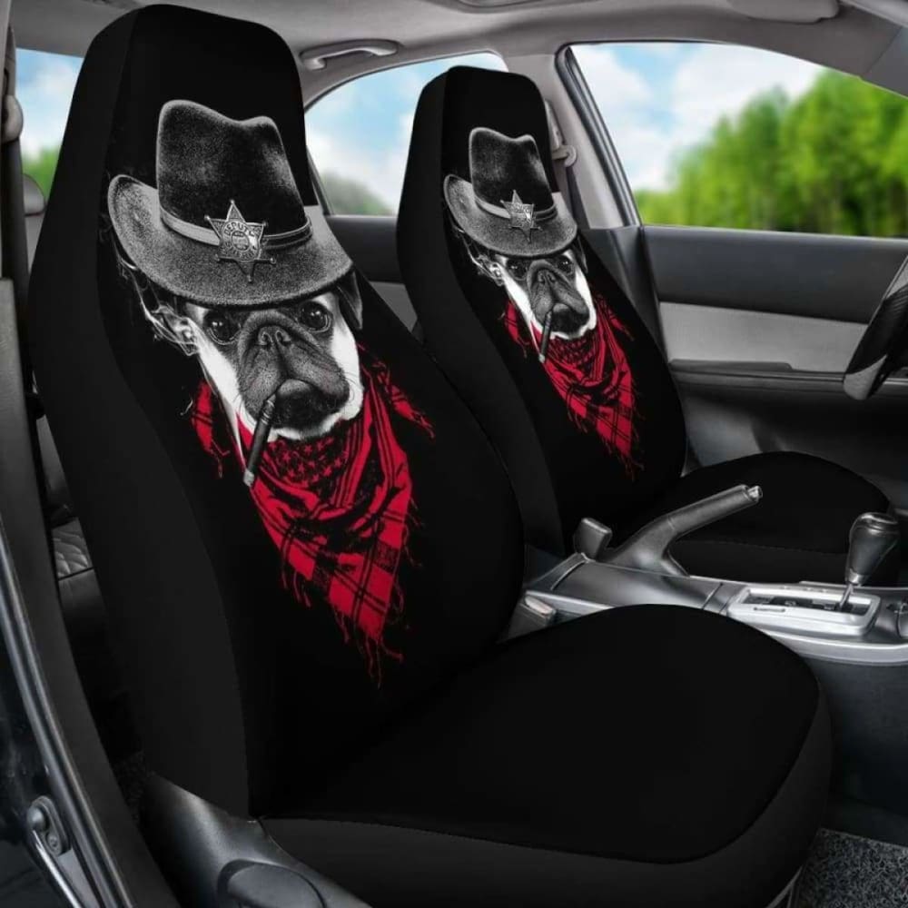 Pugdog Funny Seat Covers