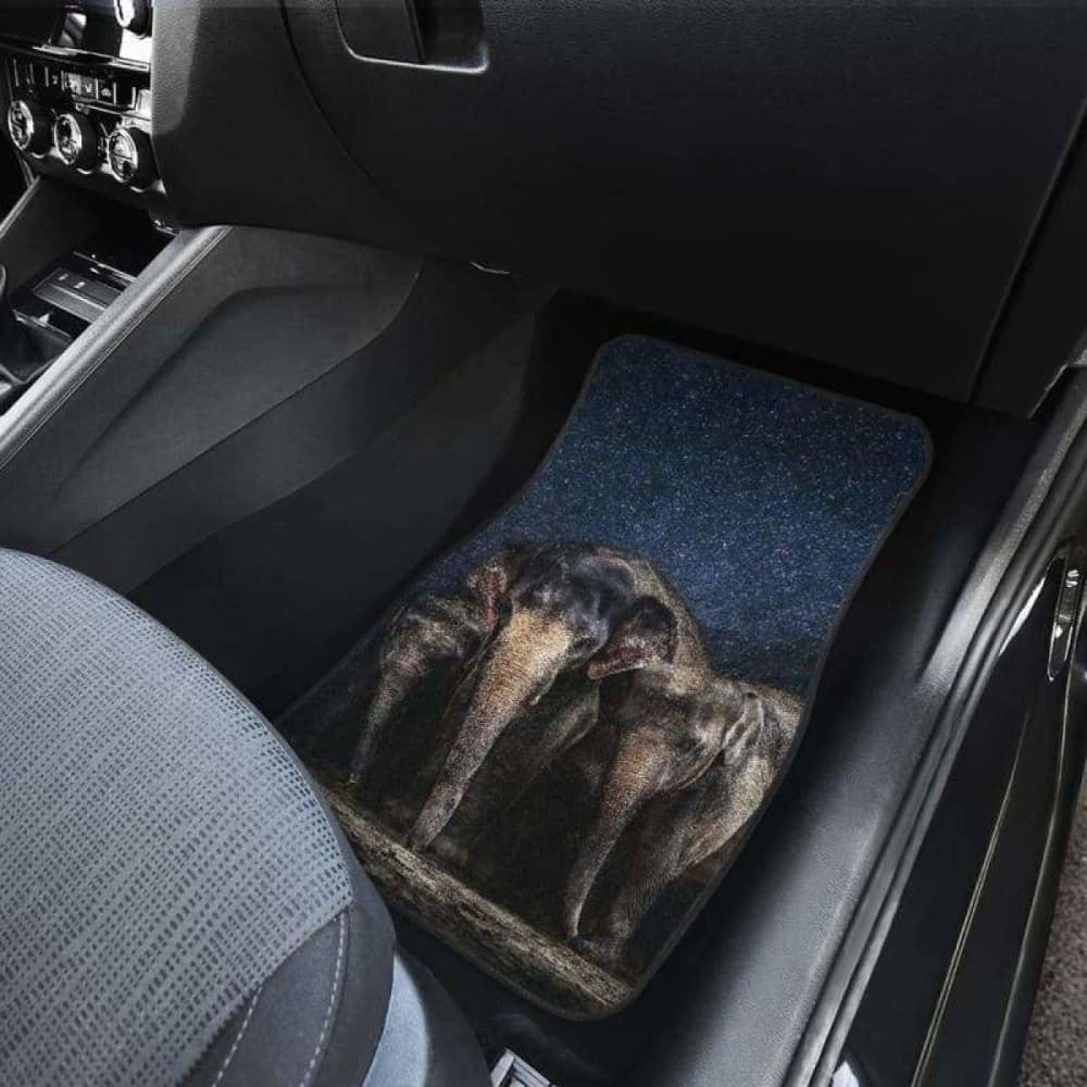 Elephant Family Car Floor Mats