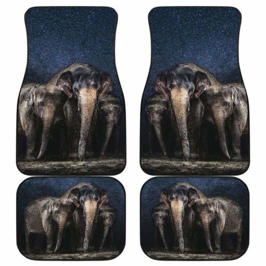 Elephant Family Car Floor Mats