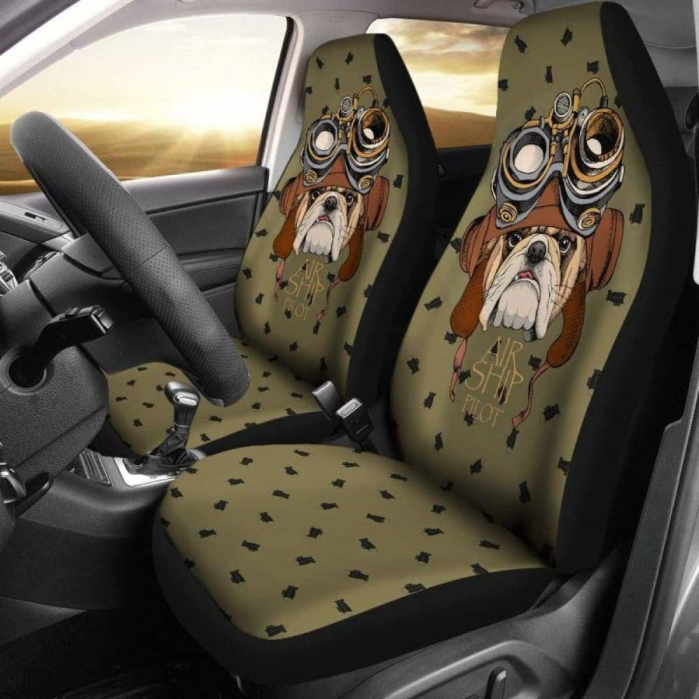Pug Dog  Car Seat Cover