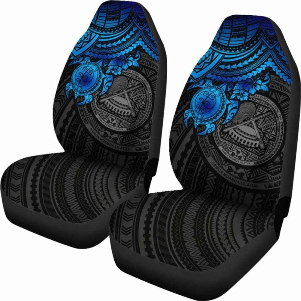 American Samoa Polynesian Car Seat Covers - Blue Turtle - Amazing