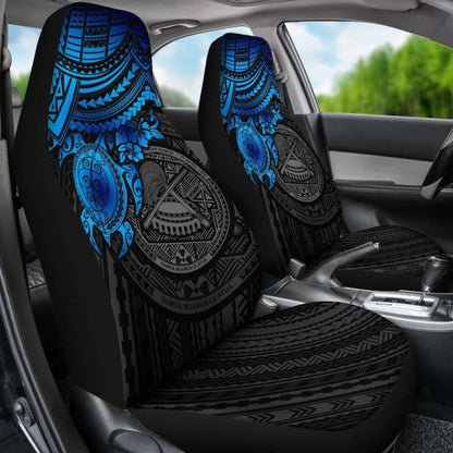 American Samoa Polynesian Car Seat Covers - Blue Turtle - Amazing