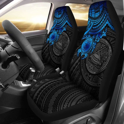 American Samoa Polynesian Car Seat Covers - Blue Turtle - Amazing