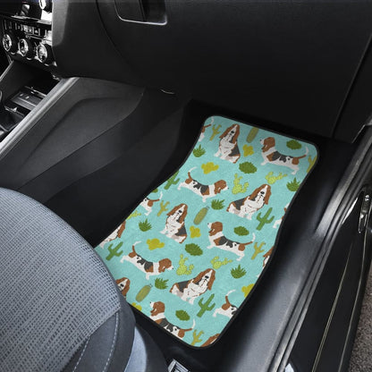 Cute Basset Hound Dog Car Floor Mats Amazing Gift Ideas