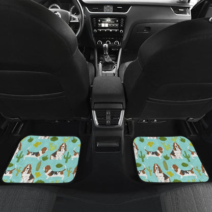 Cute Basset Hound Dog Car Floor Mats Amazing Gift Ideas