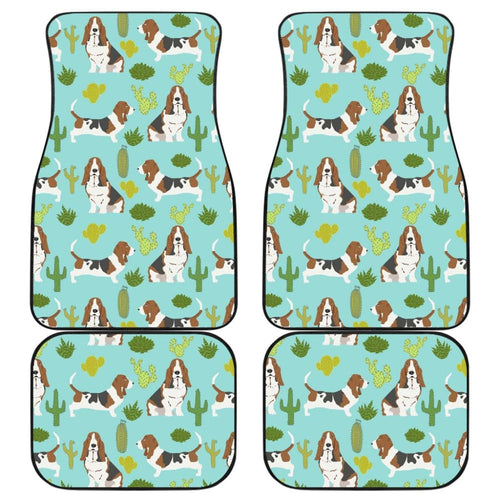 Cute Basset Hound Dog Car Floor Mats Amazing Gift Ideas
