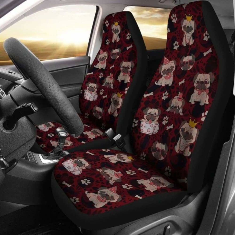 Pug Car Seat Covers
