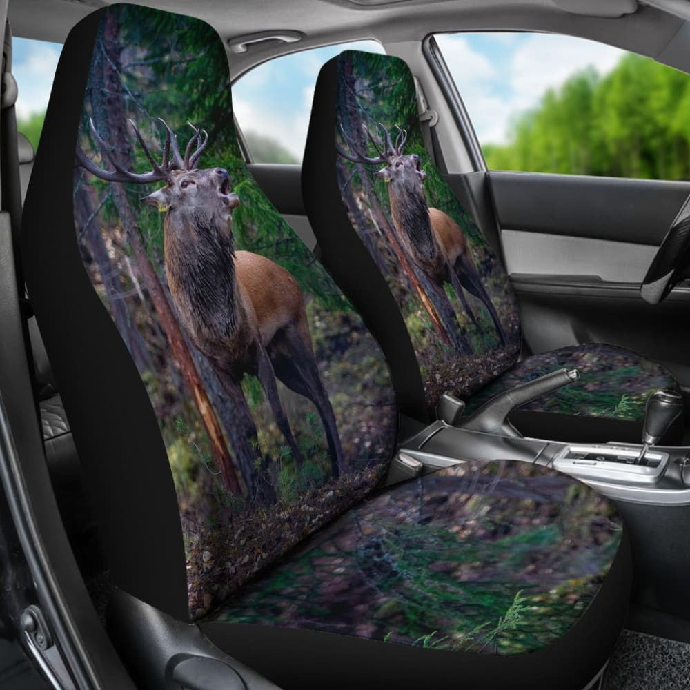 Greatest Elk in Forest Car Seat Cover