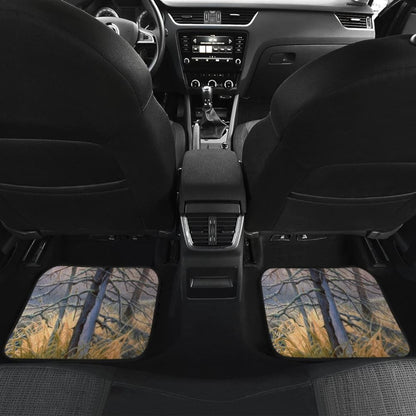 Powerful Elk on Water Car Floor Mat