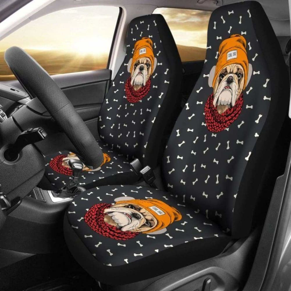 Pug Dog  Car Seat Cover