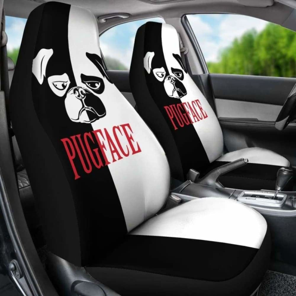 Pugface Car Seat Covers
