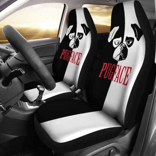 Pugface Car Seat Covers