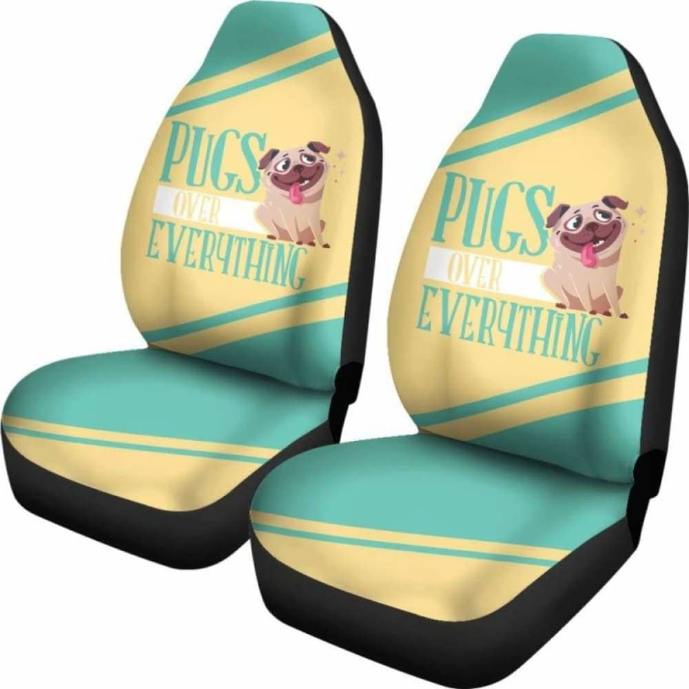 Pugs Over Everything Car Seat Covers