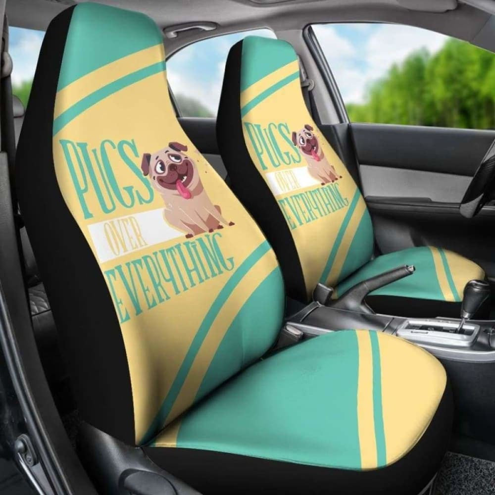 Pugs Over Everything Car Seat Covers