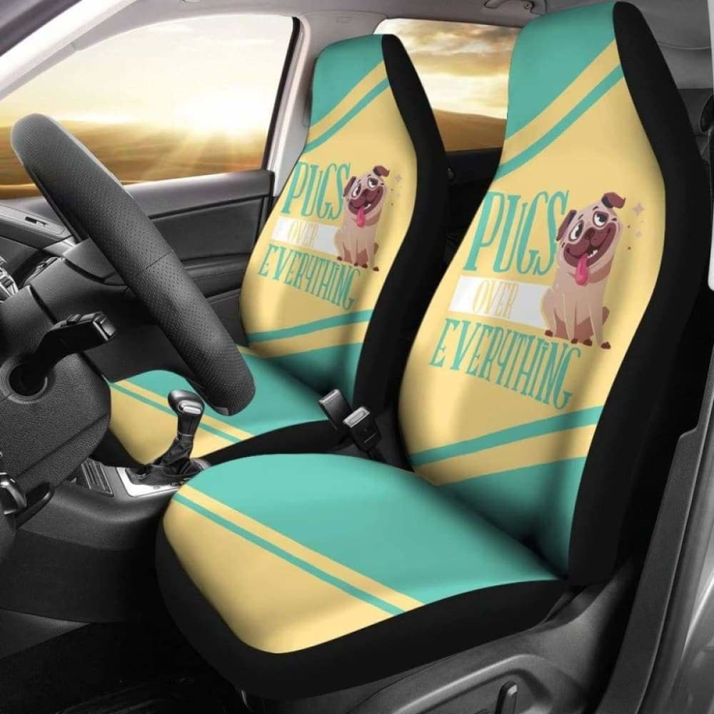 Pugs Over Everything Car Seat Covers