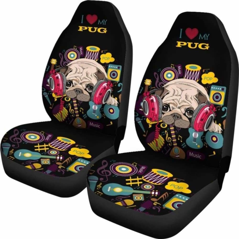 Pug Car Seat Covers