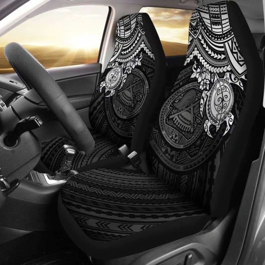 American Samoa Polynesian Car Seat Covers - Black Turtle - Amazing
