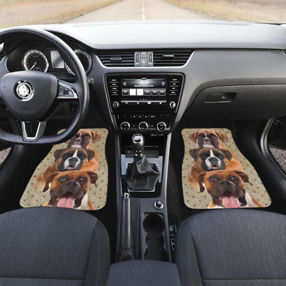 Boxer Dog Car Floor Mats Funny For Boxer Dog Lover