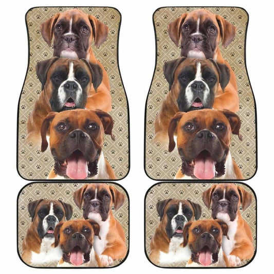 Boxer Dog Car Floor Mats Funny For Boxer Dog Lover