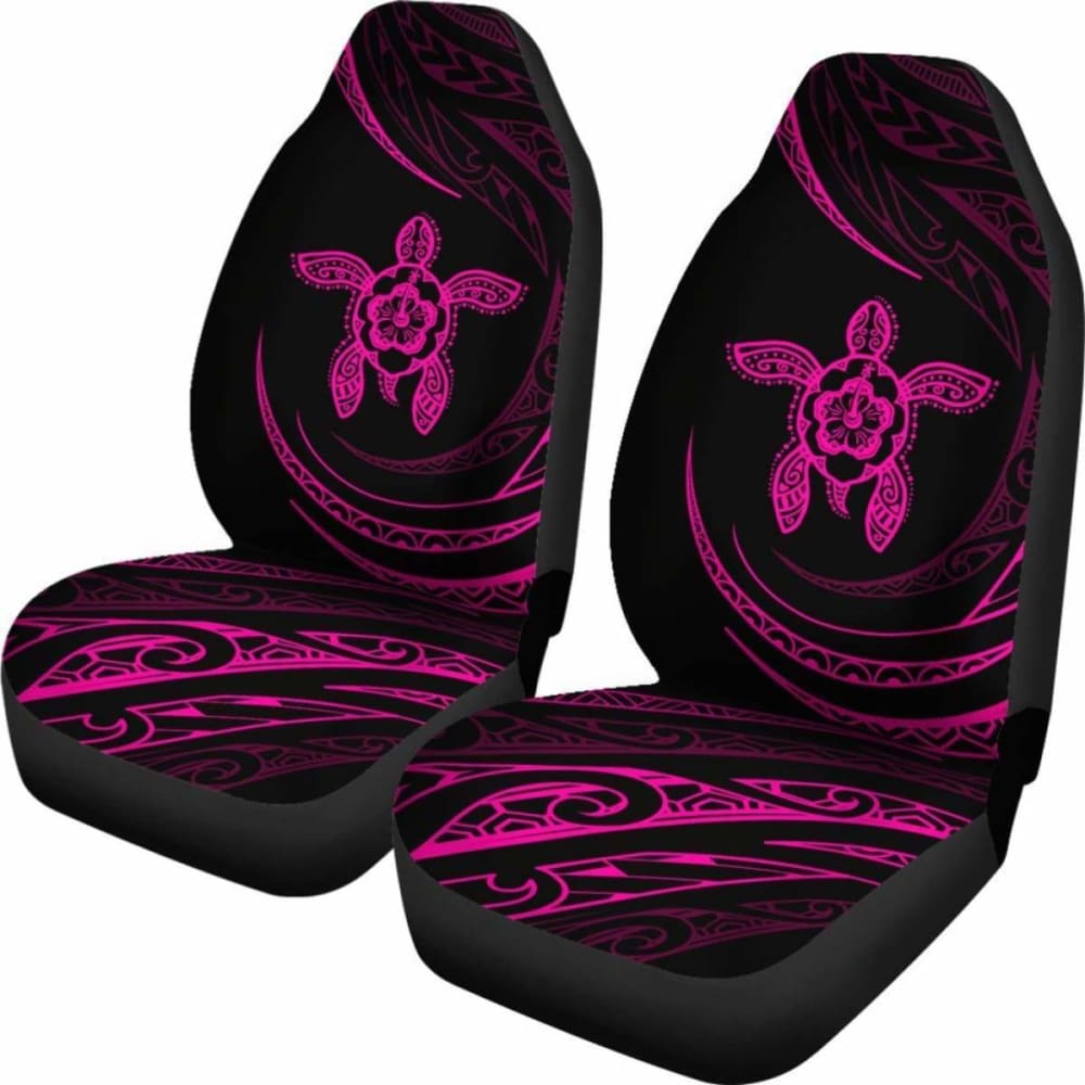 Hawaii Turtle Hibiscus Car Seat Covers - Pink - Best Look -