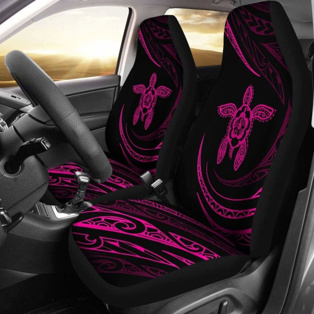 Hawaii Turtle Hibiscus Car Seat Covers - Pink - Best Look -