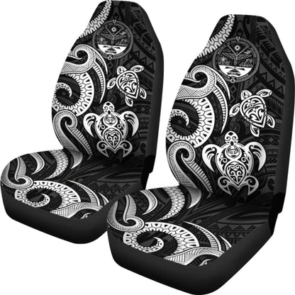 Marshall Islands Car Seat Covers - Tentacle Turtle White  -