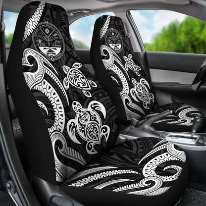 Marshall Islands Car Seat Covers - Tentacle Turtle White  -