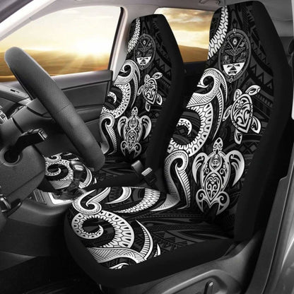 Marshall Islands Car Seat Covers - Tentacle Turtle White  -