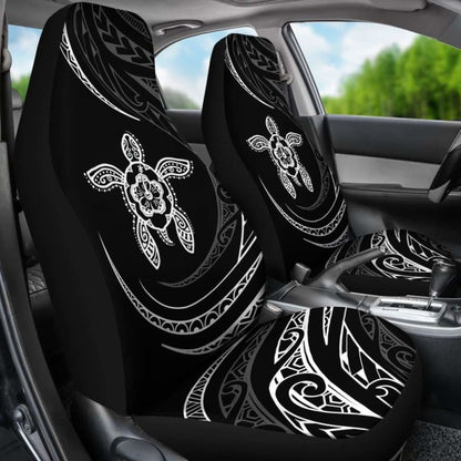 Hawaii Turtle Hibiscus Car Seat Covers - White - Best Look -