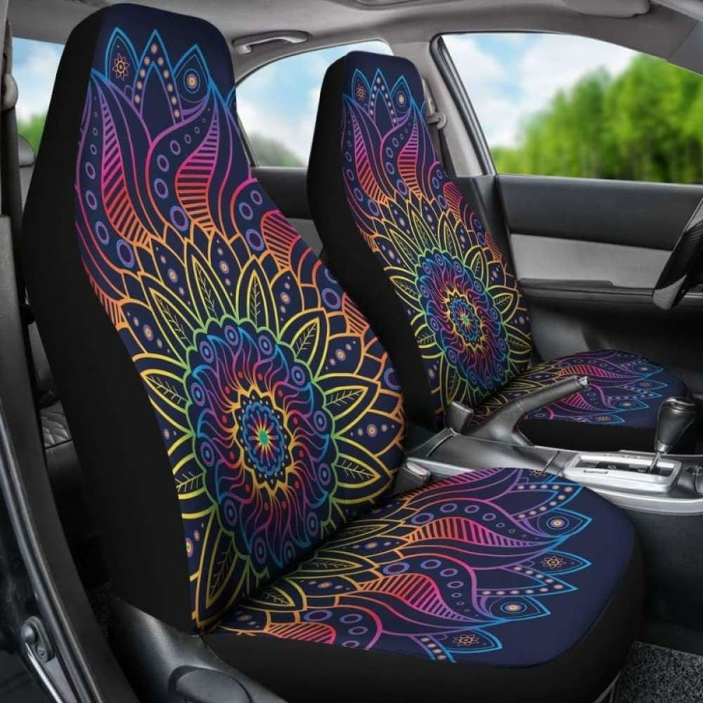 Mandala Blue Car Seat Covers | Give Your Car A Makeover!
