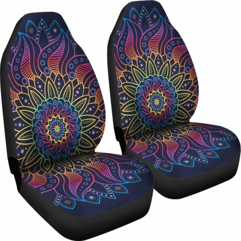 Mandala Blue Car Seat Covers | Give Your Car A Makeover!