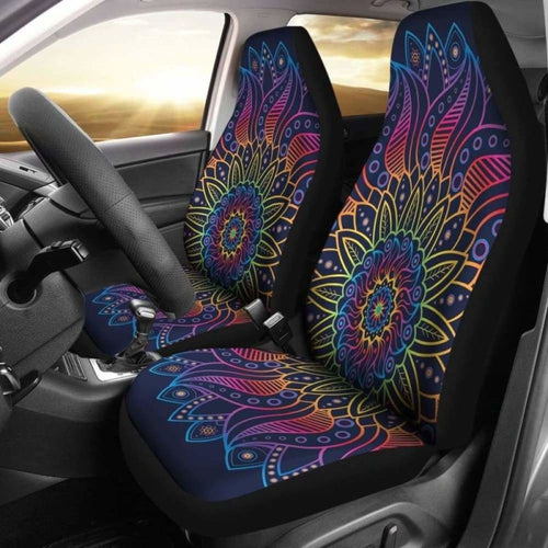 Mandala Blue Car Seat Covers | Give Your Car A Makeover!