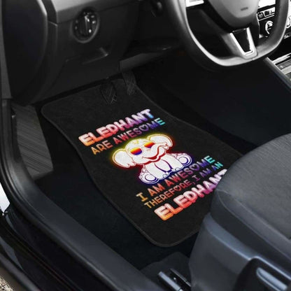 Color Elephant Car Floor Mats