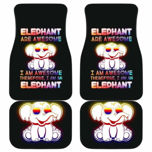 Color Elephant Car Floor Mats