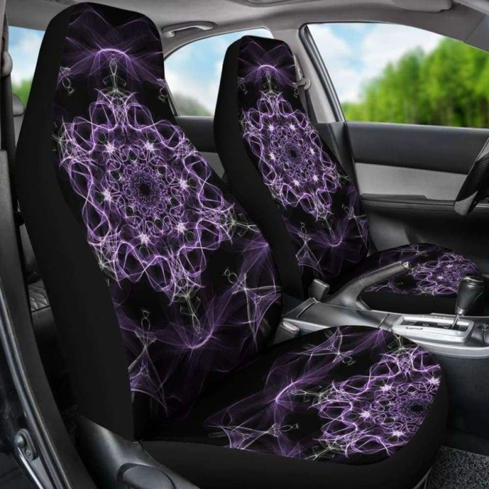 Mandala Chakra Purple Car Seat Covers | Give Your Car A Makeover!