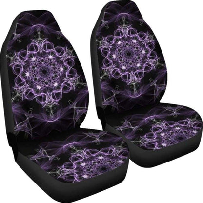 Mandala Chakra Purple Car Seat Covers | Give Your Car A Makeover!