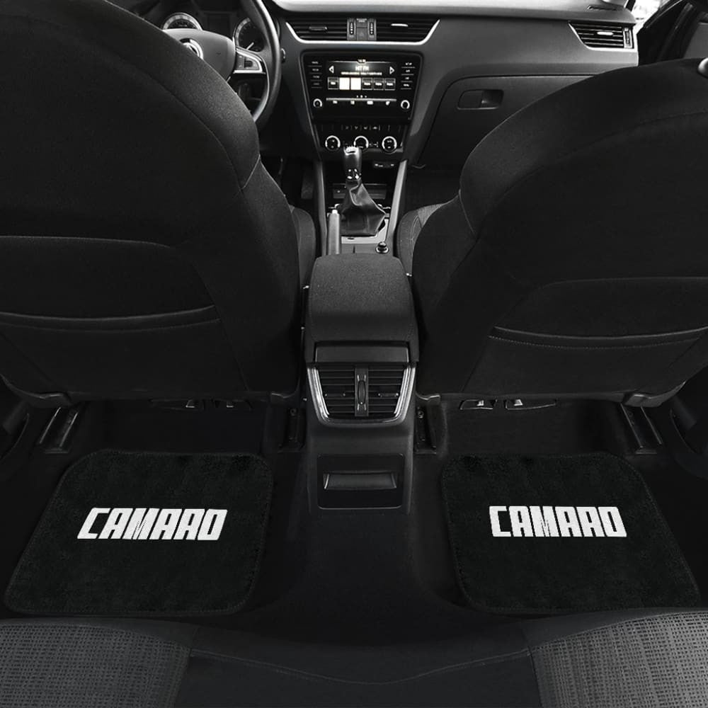 Camaro White Letter Floor Mats