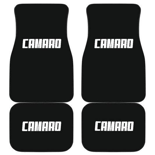 Camaro White Letter Floor Mats
