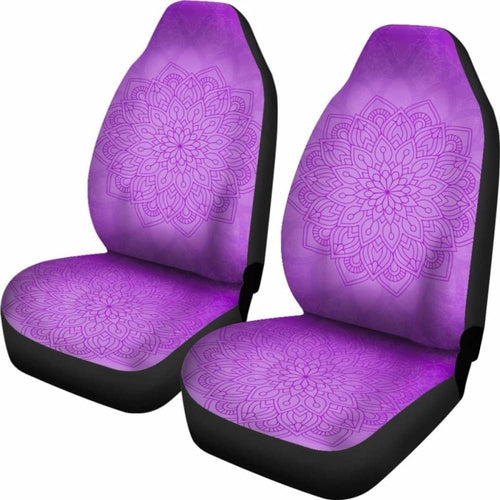 Mandala Chakra Purple Car Seat Covers