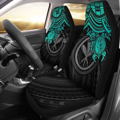 Polynesian Hawaii Car Seat Covers - Turquoise Turtle - Amazing